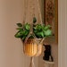 Made in America Macrame Plant Hanger PLAIN and SIMPLE Short