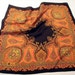 Vintage Liberty of London Silk Scarf Made in England Hand Rolled Edges Gorgeous Detailed