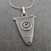 Wrapped Triangle Necklace