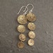 Graduated Disk Earrings