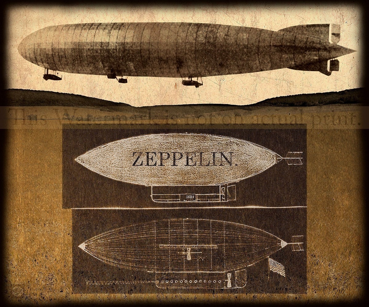 Led Zeppelin дирижабль