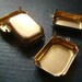 25x18mm Octagon Single-Loop Brass Rhinestone Prong Settings - 16pcs - LAST LOT