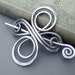Celtic Knot Infinite Swirl Cross Aluminum Shawl Pin