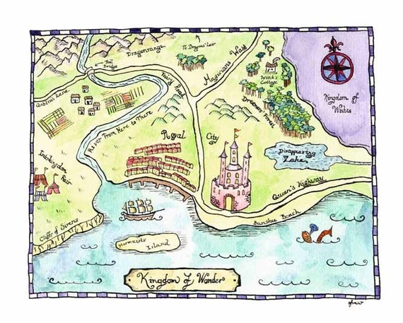 fairy tale world map
