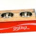 Vintage Elevated Dog Feeder. Low. Red Coca Cola.