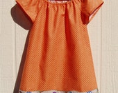 Peasant Dress with Owl Border  Pre-Order
