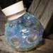 Bubbles at Dawn glass stash jar bottle