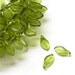 CZLF-01OV - Czech Leaf, 6x12mm, Olivine - 25 Pieces