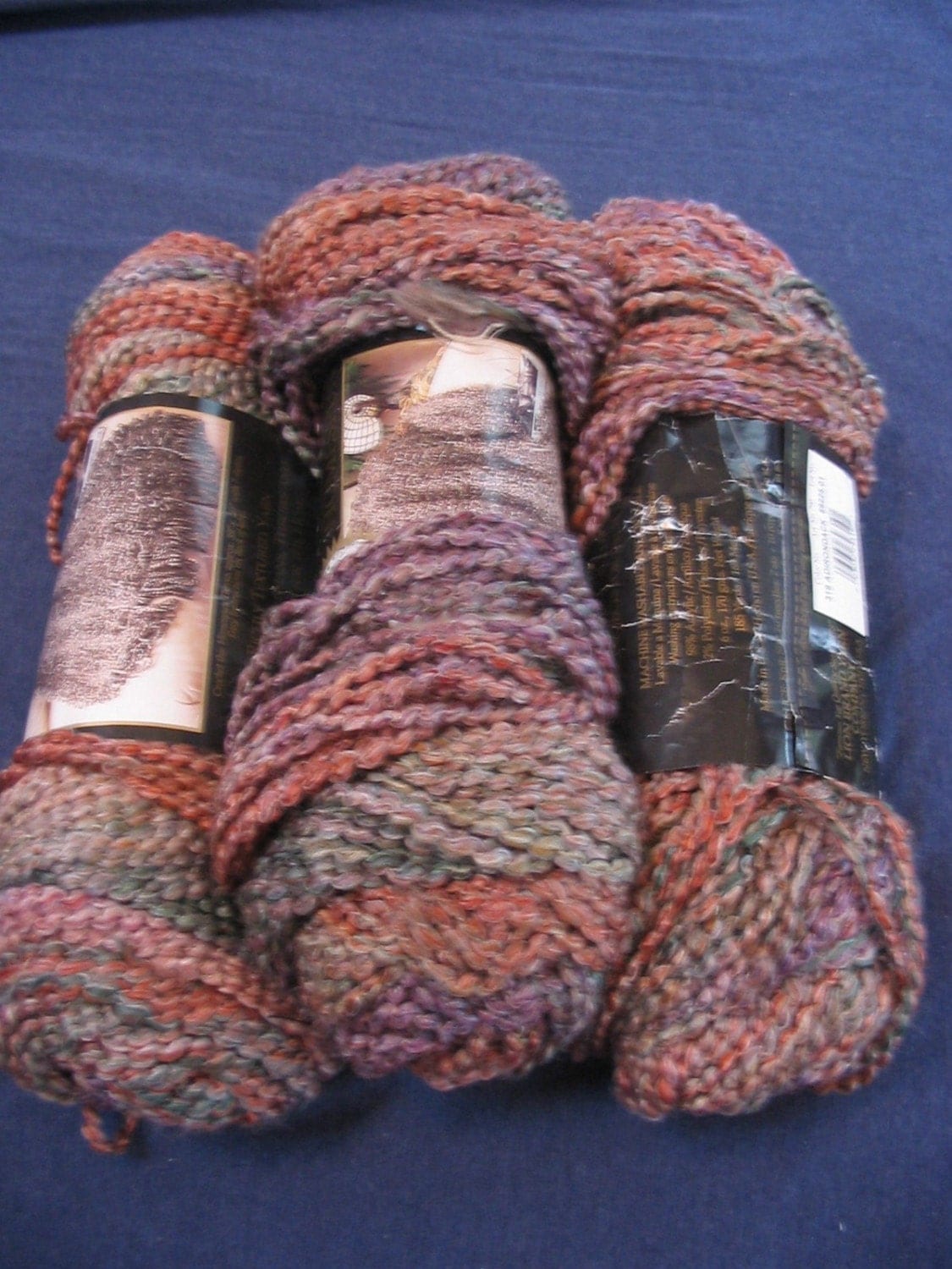 Textured multi colored yarn