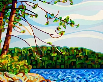 budanArt 13 x 19 Large Print - View From Mazengah