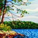 budanArt 13 x 19 Large Print - View From Mazengah