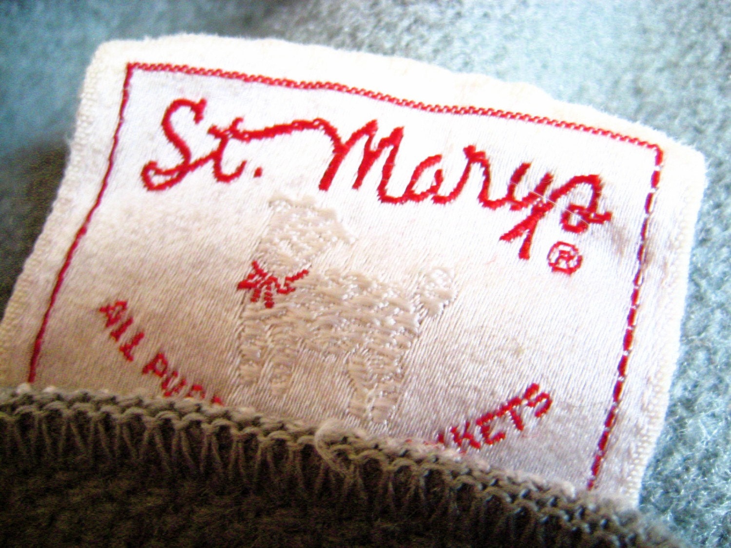 United Airlines Wool Blanket