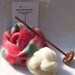 Large Spindle Drop Spindle Yarn Spinning Kit Colorway, Apples and Plums, Available in Either Top Or Bottom Whorl