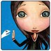 This Is A Print Of A Girl Who Told A Sockpuppet To Talk To The Hand