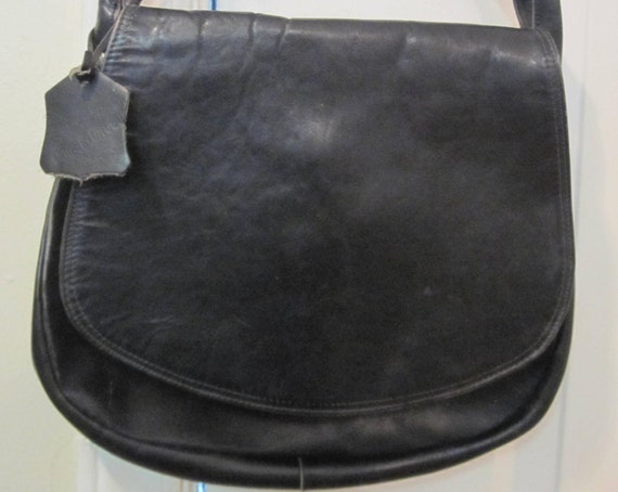 small black saddle bag