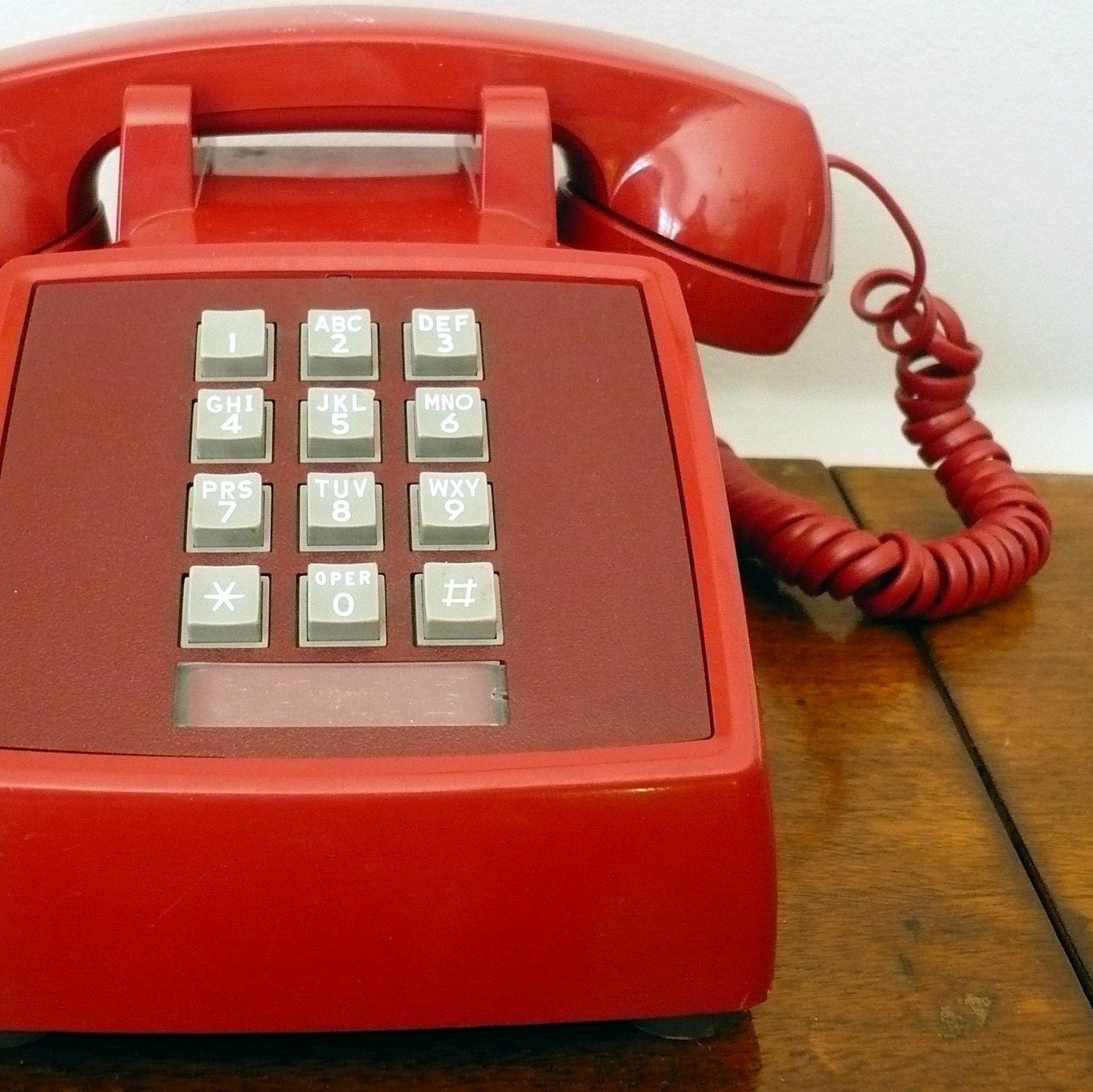 Vintage Red Presidential Emergency Phone by gremlina on Etsy