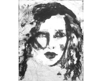 Helen Etching (Original Carborundum Collograph)