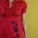 Grenade Femme Fatale Top Red Grenade Limited Edition Ruffle Blouse Available in Med 1 left in stock
