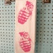 Kitchen Towel - Grenades -  Pink - Screen Printed Hand Towel -  Indie Housewares - House Warming
