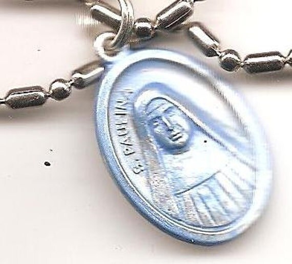 Diabetics St. Paulina of Brazil Patron Saint Medal on Ball