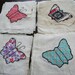 ON SALE - Large Lot of 82 Vintage Quilt Blocks- quilting square- Butterfly Feedsack