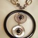 Futuristic Inspired Fashion - Shell, Pearl, and Glass Abstract Necklace