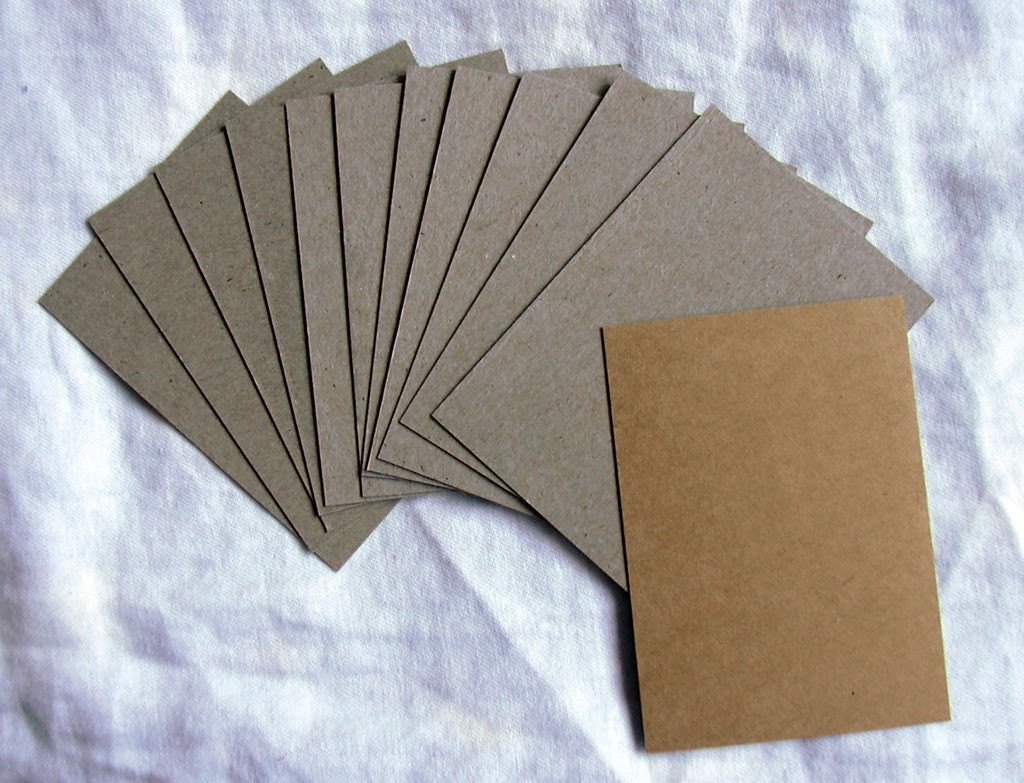 12 Pre-cut ACEO ATC blank cards thin cardboard FREE