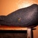 Plush Whale - Gray Felt