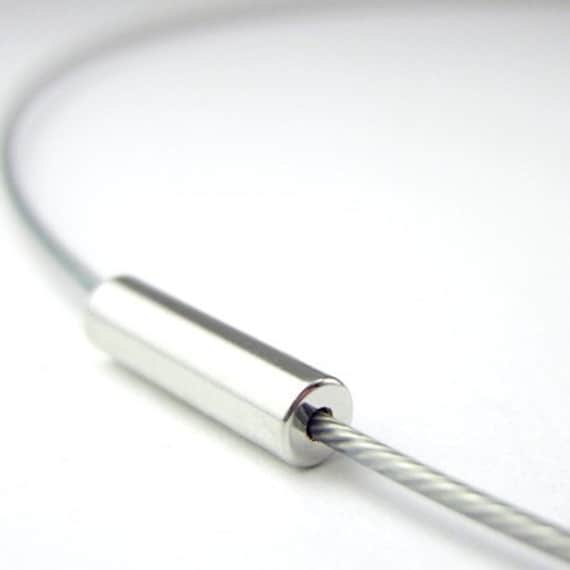 Stainless Steel Cable Choker with Clasp