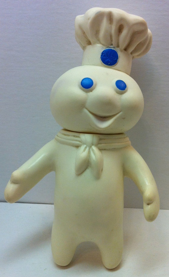 Pillsbury Doughboy Vinyl Doll 1971 by KRAPMART on Etsy