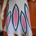 REVIVAL SALE-Upcycled Skirt, XS/S, Eco-Fashion, Repurposed T Shirt Knit