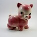 Vintage Pink Pig - Retro Ceramic - Kitsch Piggy