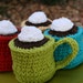 CUSTOM Cotton Play Food-- Espresso Con Panna or Hot Cocoa -You Choose Color- Ships Next Business Day