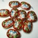 Oblong cloisonnes 8pcs