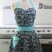 The BELLA Vintage Inspired I LOVE Bicycles Full Apron