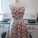 The BELLA Vintage Inspired Pink Cupcake Apron