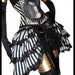 CARNIVALE QUEEN Zorita Burlesque Steampunk Gothic Tie on Show Bustle Skirt Shrug or Capelet THREE ITEMS IN ONE