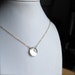 RESERVED – Snowflake Necklace - Jumbo Keishi Pearl with Gold