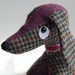 DACHSHUND WIENER DOG TWEED NO 2