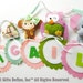 4-letter Personalized Fun Animals NAME BANNERAMA - Wall Art Banner to decorate Creative Room or Nursery