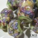 Handmade Nugget Lampwork Beads - Monet Nymphéas - In Stock