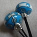 Turquoise Dots Glass Bobby Pins Set
