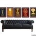 Complete set 10x15 Rock Star Scientist Posters Steampunk Prints