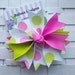 Boutique Spring Jumbo Dots Spike Hair Bow
