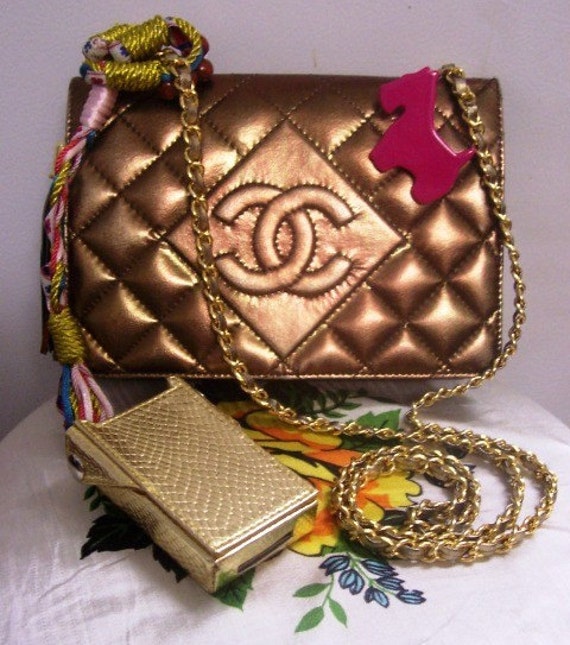 Chanel knock off DIY purse ipod holder