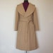 Vintage 1960s Wool Coat With Hood Size Small
