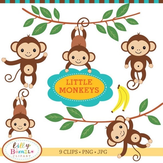 clipart cute little monkey - photo #17