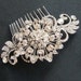Vintage Bridal Hair Comb, Statement Wedding Headpiece, Bridal Wedding Hair Accessories, French Twist Wedding Comb, ADELE