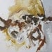 Painting Original Abstract Art Expressionist Acrylic Painting on Canvas Modern Earthtones by Linda Monfort