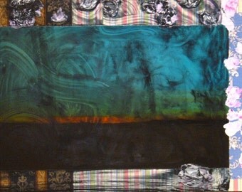 Original Painting Abstract Mixed Media Art by Aisyah Ang 24x36